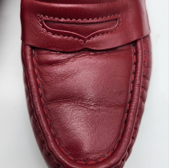 SAS Tripad Comfort Red Leather Penny Loafers Women’s 6.5N Slip On Casual Shoes - Picture 12 of 13